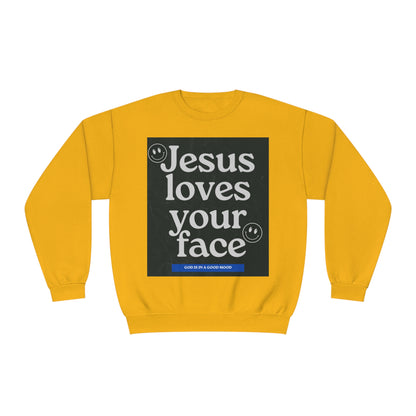 Jesus Loves Your Face Crewneck