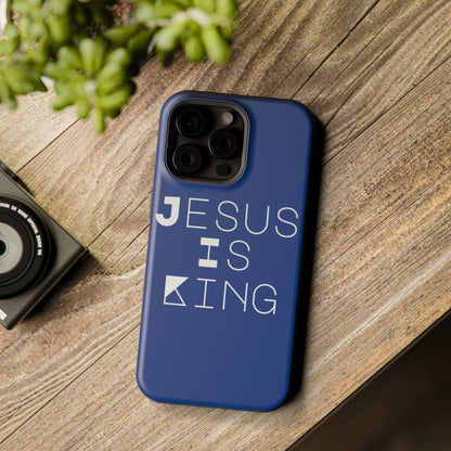Jesus Is King MagSafe Tough Case - Blue